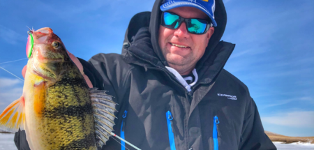 jumbo perch ice fishing