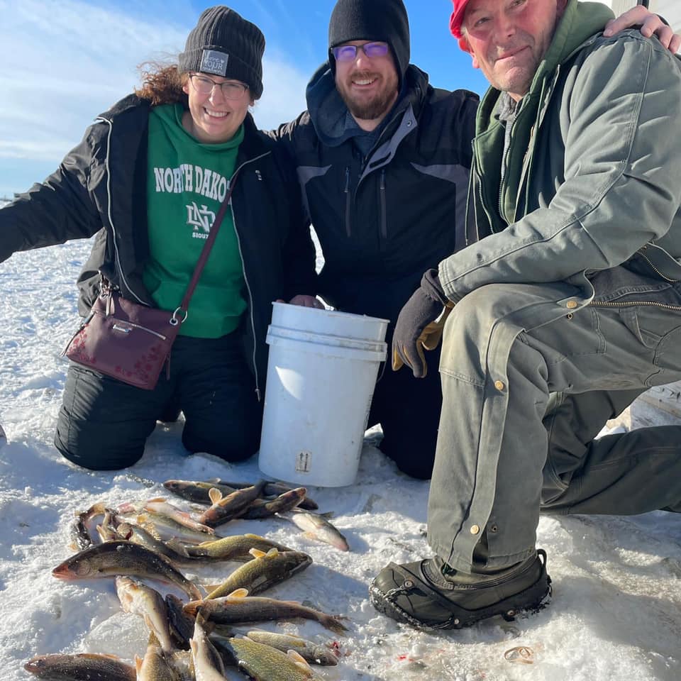 Border Water Ice Fishing Adventures on Lake of the Woods - Tip-Up Fishing