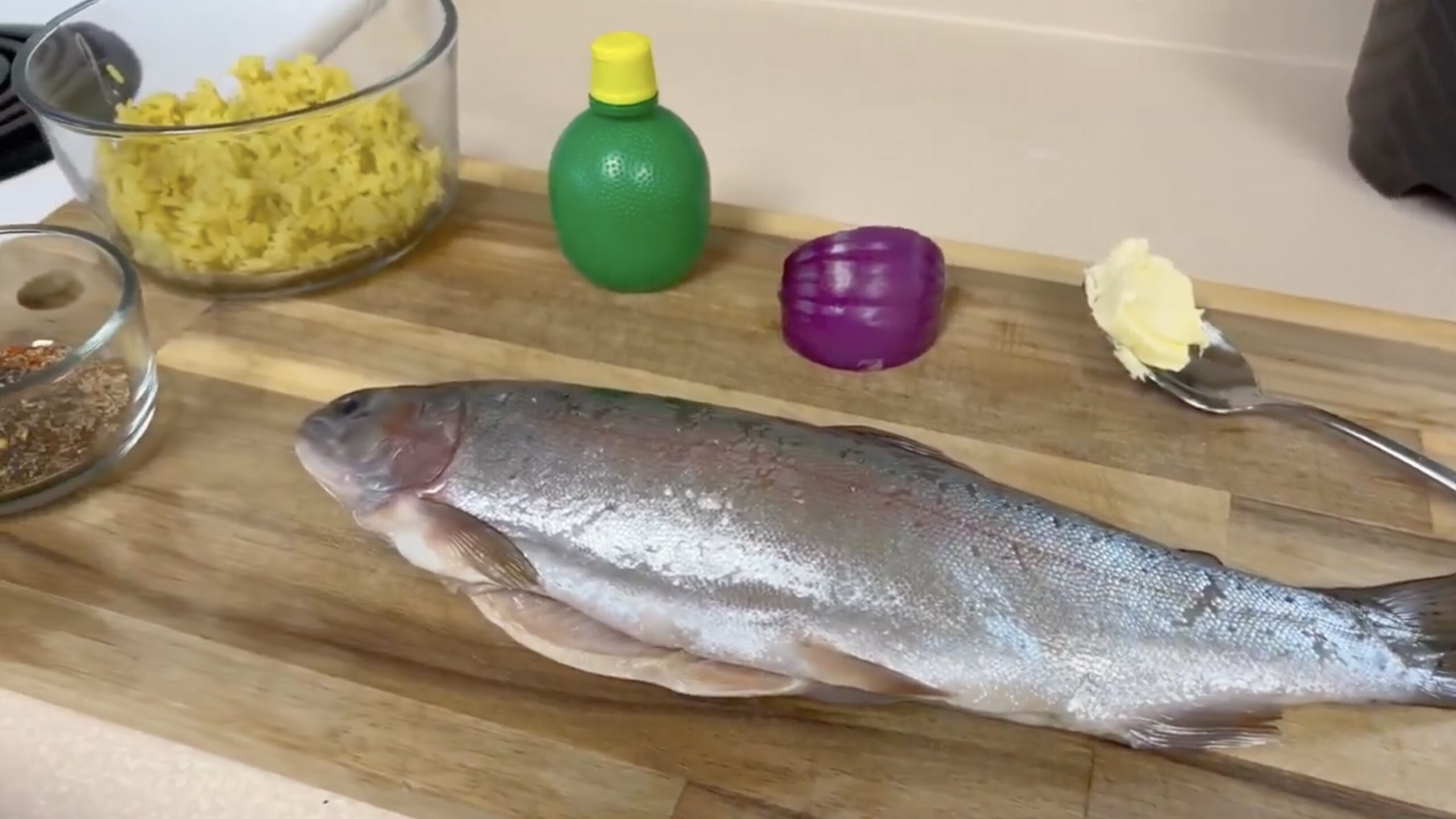 stuffed trout