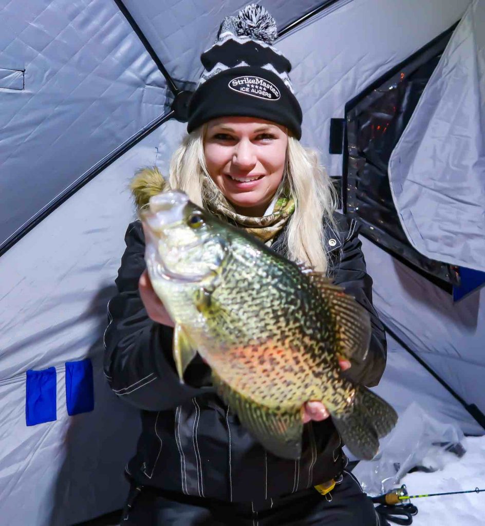 Nicole Stone Outdoors 16" ice crappie