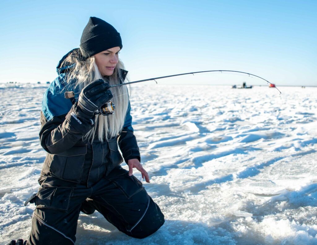 DSG Womens Avid Ice Fishing Drop Seat Bib