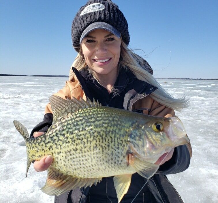 Late Ice Crappie Fishing