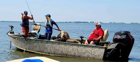 Fishing with Perch Patrol on Devils Lake