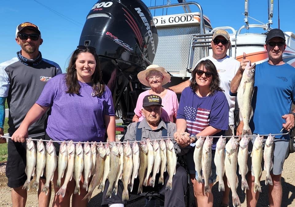 Walleye fishing with lead core line and the best way to connect it