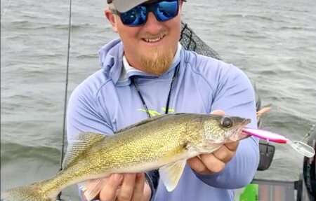 Choosing the right color crankbait for walleye