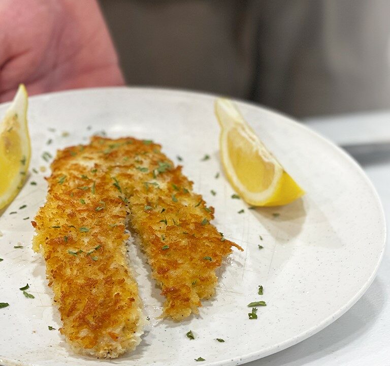 Parmesan Crusted Walleye