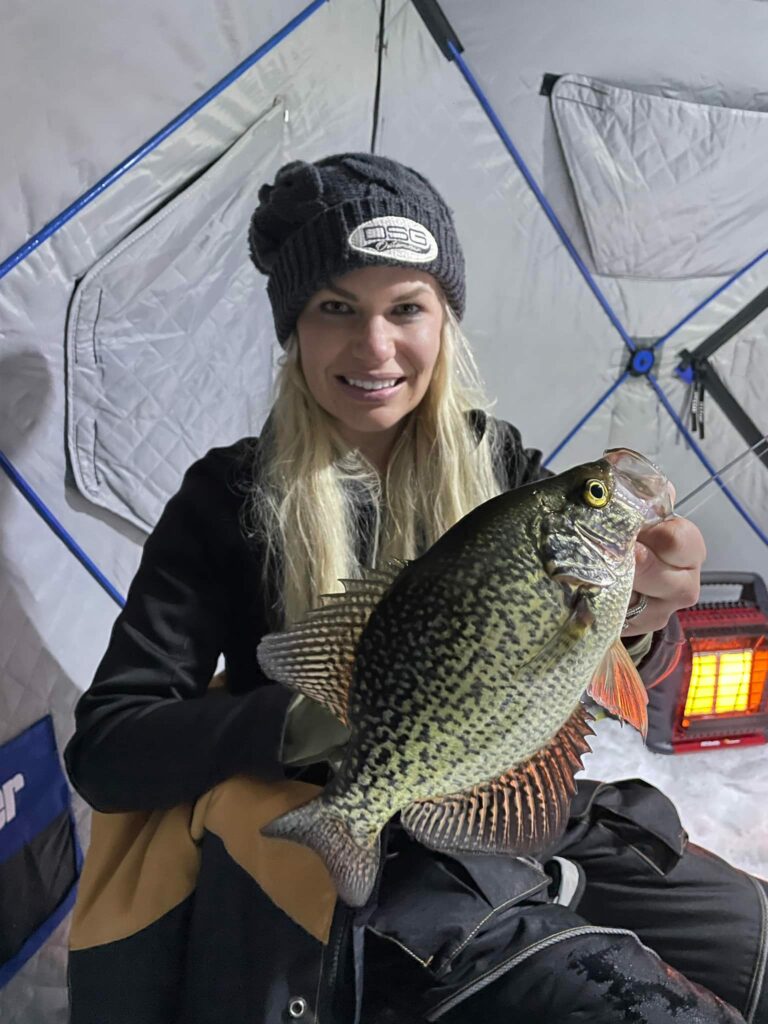 AMAZING Crappie Fishing Plastics  Catch More Crappie Through The Ice 