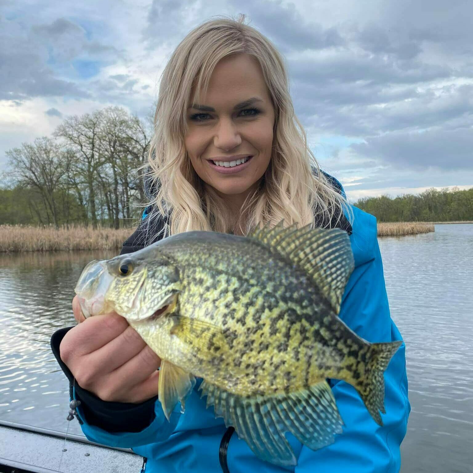 Spring Crappie Fishing From Shore