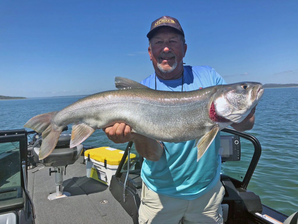 Lake Trout on Fort Peck: The June & July Vertical Jigging Bite