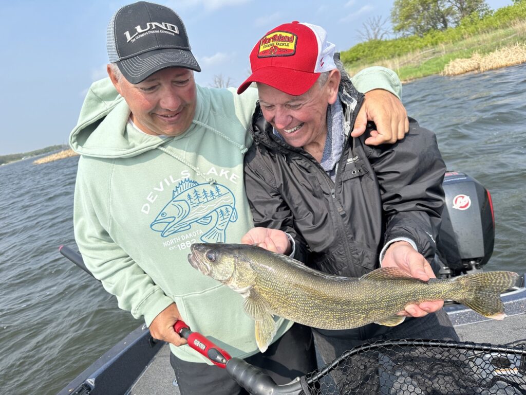 Johnnie Candle on Walleye Ice Fishing