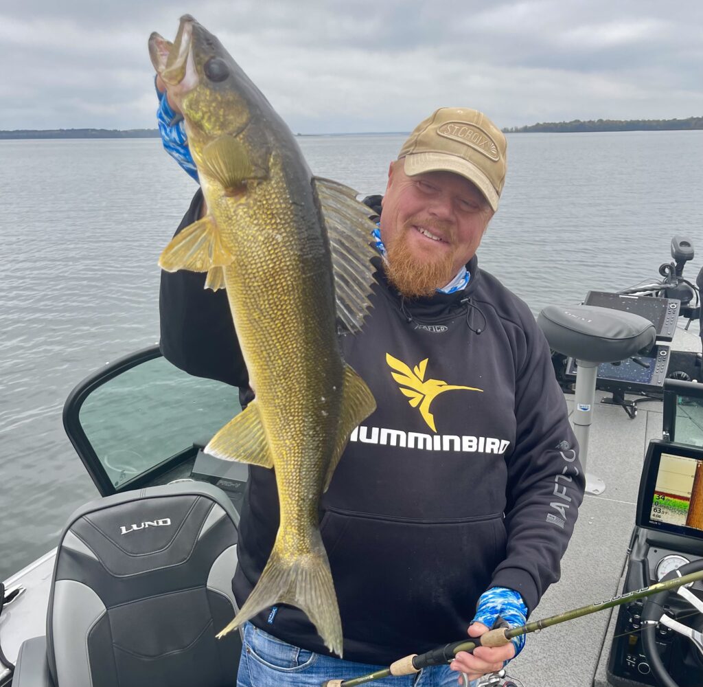 Troll jig, catch a walleye!