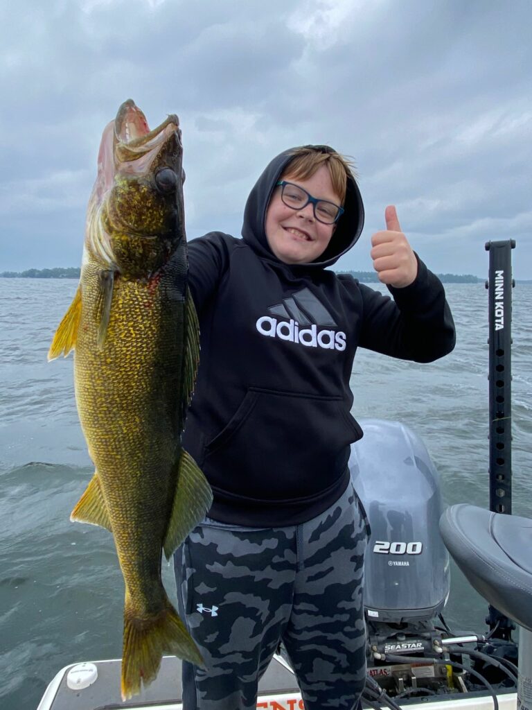 October Walleye Gold - On The Water