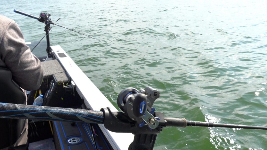 Scheels Xtreme Trolling Rod and Cold Water Series Reel make the perfect setup for trolling leadcore for walleye